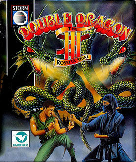 Carátula del juego Double Dragon 3 The Rosetta Stone (Atari ST)