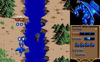 Pantallazo del juego online Dragon Spirit (Atari ST)