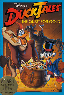 Carátula del juego Duck Tales The Quest For Gold (Atari ST)