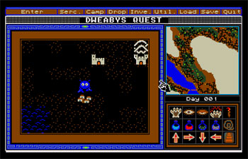 Pantallazo del juego online Dweaby's Quest (Atari ST)