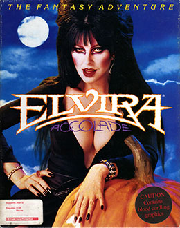 Carátula del juego Elvira Mistress of the Dark (Atari ST)