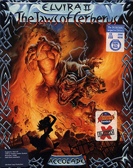 Carátula del juego Elvira II The Jaws of Cerberus (Atari ST)