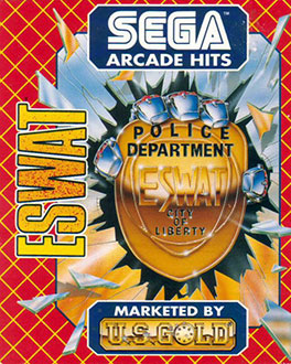 Carátula del juego E-SWAT Cyber Police (Atari ST)