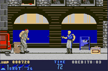 Pantallazo del juego online E-SWAT Cyber Police (Atari ST)