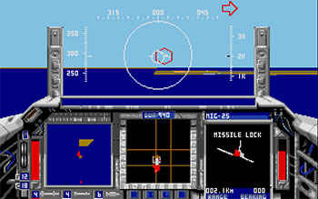 Pantallazo del juego online F-15 Strike Eagle II (Atari ST)