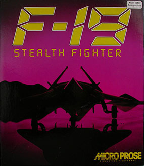 Carátula del juego F-19 Stealth Fighter (Atari ST)