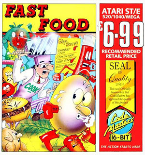 Carátula del juego Fast Food (Atari ST)