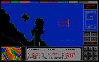 Pantallazo del juego online Fighter Command (Atari ST)