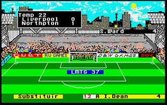 Pantallazo del juego online Football Director II (Atari ST)