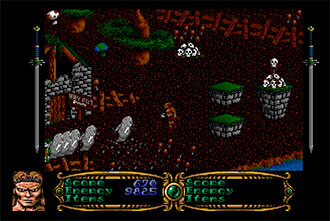 Pantallazo del juego online Gauntlet III The Final Quest (Atari ST)
