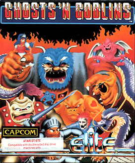 Carátula del juego Ghosts 'n Goblins (Atari ST)