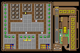 Pantallazo del juego online Goldrunner II (Atari ST)