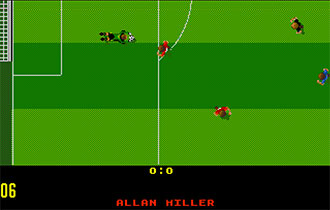 Pantallazo del juego online Graham Taylor's Soccer Challenge (Atari ST)
