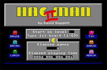 Carátula del juego Hac Man II (Atari ST)