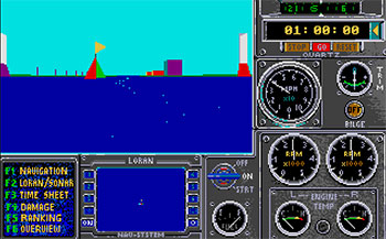 Pantallazo del juego online Heat Wave Offshore Superboat Racing (Atari ST)