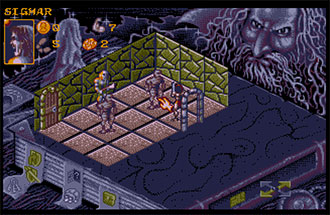 Pantallazo del juego online HeroQuest Return of the Witch Lord (Atari ST)