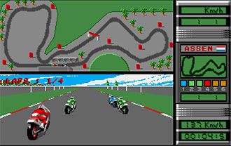 Pantallazo del juego online Hot Rubber (Atari ST)