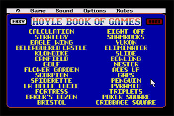 Pantallazo del juego online Hoyle Official Book of Games Volume 2 (Atari ST)
