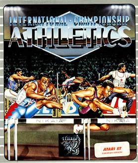 Carátula del juego International Championship Athletics (Atari ST)