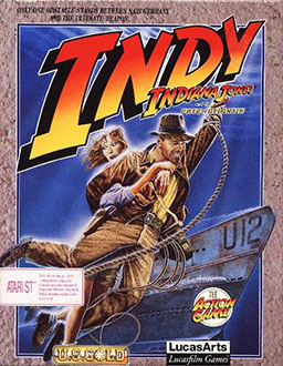 Carátula del juego Indiana Jones and The Fate of Atlantis The Action Game (Atari ST)