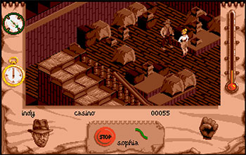 Pantallazo del juego online Indiana Jones and The Fate of Atlantis The Action Game (Atari ST)