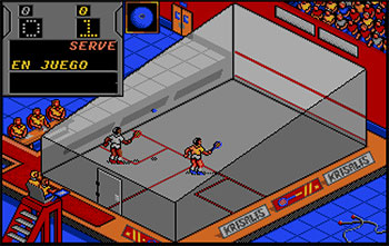 Pantallazo del juego online Jahangir Khan's World Champion Squash (Atari ST)