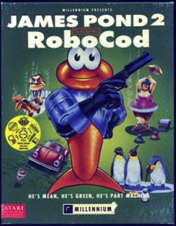 Carátula del juego James Pond II Codename Robocod (Atari ST)