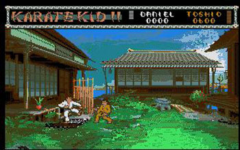 Pantallazo del juego online The Karate Kid Part II (Atari ST)