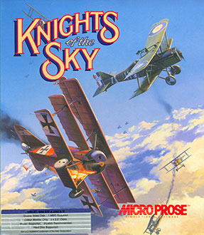 Carátula del juego Knights of the Sky (Atari ST)