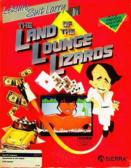 Portada de la descarga de Leisure Suit Larry in the Land of the Lounge Lizards