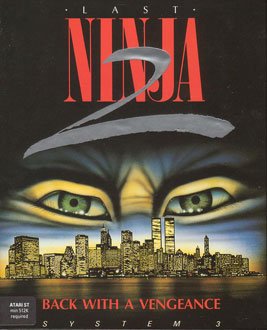 Carátula del juego The Last Ninja 2 Back With a Vengeance (Atari ST)