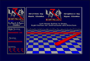 Carátula del juego Lazer Ball (Atari ST)