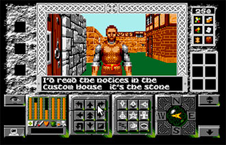 Pantallazo del juego online Legends of Valour (Atari ST)