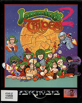 Carátula del juego Lemmings 2 The Tribes (Atari ST)