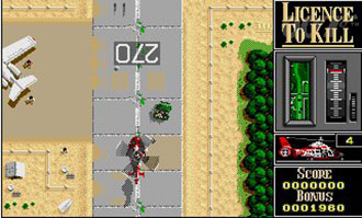 Pantallazo del juego online 007 Licence to Kill (Atari ST)