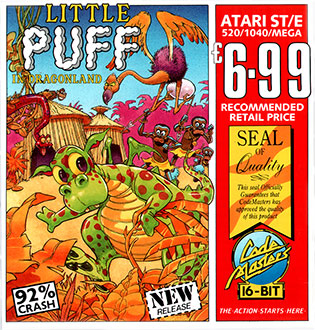 Carátula del juego Little Puff in Dragonland (Atari ST)