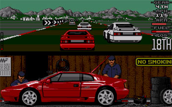 Pantallazo del juego online Lotus Sprit Turbo Challenge (Atari ST)