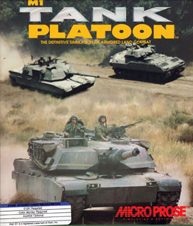 Carátula del juego M1 Tank Platoon (Atari ST)