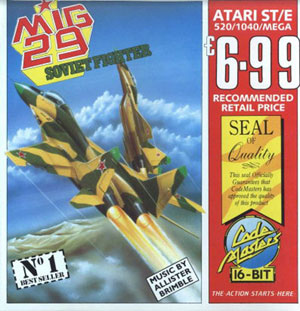 Carátula del juego Mig-29 Soviet Fighter (Atari ST)