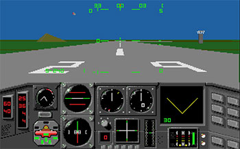 Pantallazo del juego online MiG-29 Fulcrum (Atari ST)