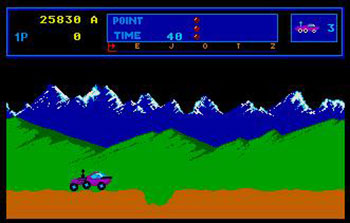 Pantallazo del juego online Moon Patrol (Atari ST)