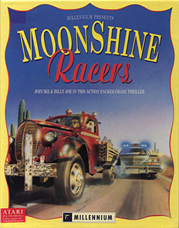 Carátula del juego Moonshine Racers (Atari ST)