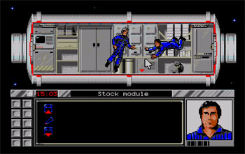 Pantallazo del juego online Murders in Space (Atari ST)