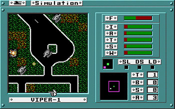 Pantallazo del juego online Omega (Atari ST)