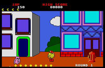 Pantallazo del juego online Pac-Land (Atari ST)
