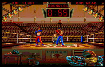 Pantallazo del juego online Panza Kick Boxing (Atari ST)