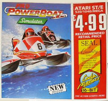 Carátula del juego Pro Powerboat Simulator (Atari ST)