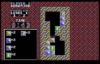 Pantallazo del juego online Puzznic (Atari ST)