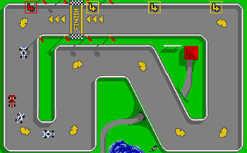 Pantallazo del juego online Radio Controlled Racer (Atari ST)