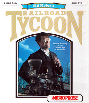 Carátula del juego Sid Meier's Railroad Tycoon (Atari ST)